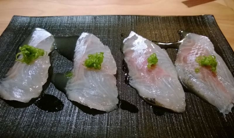 Sashimi di branzino