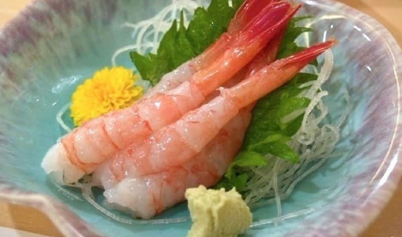 Sashimi gambero crudo ebi